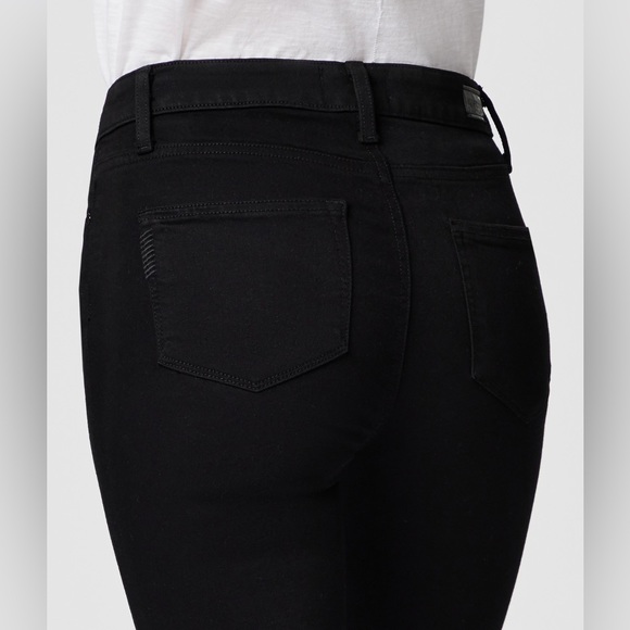 PAIGE Hoxton Ultra Skinny jeans in Black Shadow, size 28 / medium - Picture 10 of 15